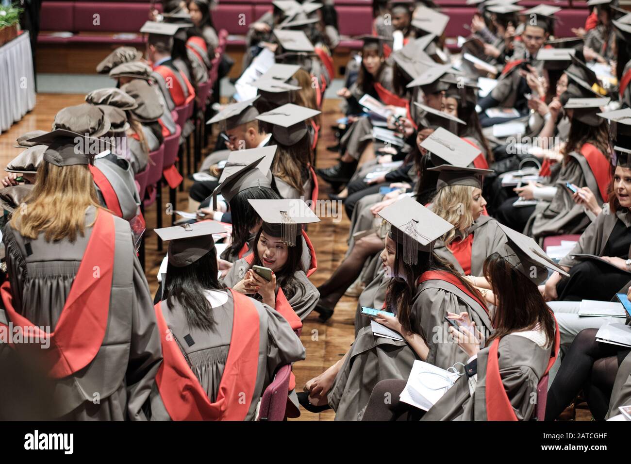 Graduation Ceremony University of York Stock Photo Alamy