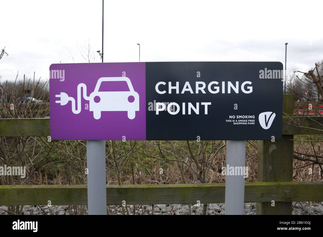 Electric Vehicle charging points, York, UK Stock Photo Alamy