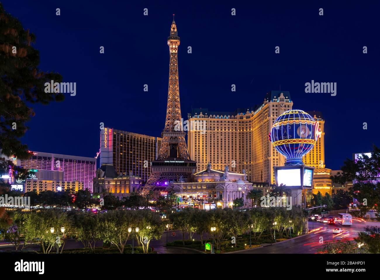 The Parisian casino and hotel complex along The Strip in Las Vegas ...