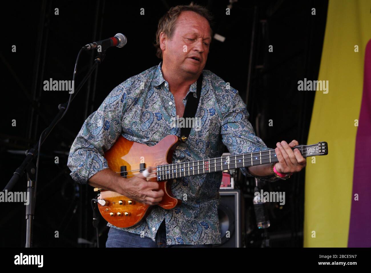 Level 42 Mark King and Mike Lindup at the Midland music Festival Stock ...