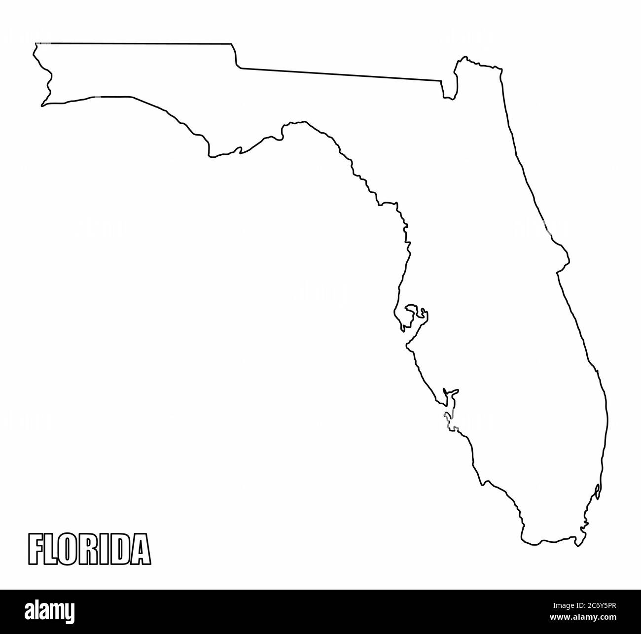 Outline Map Laminated Florida Classroom Map Florida Outline Map Porn Sex Picture 4060