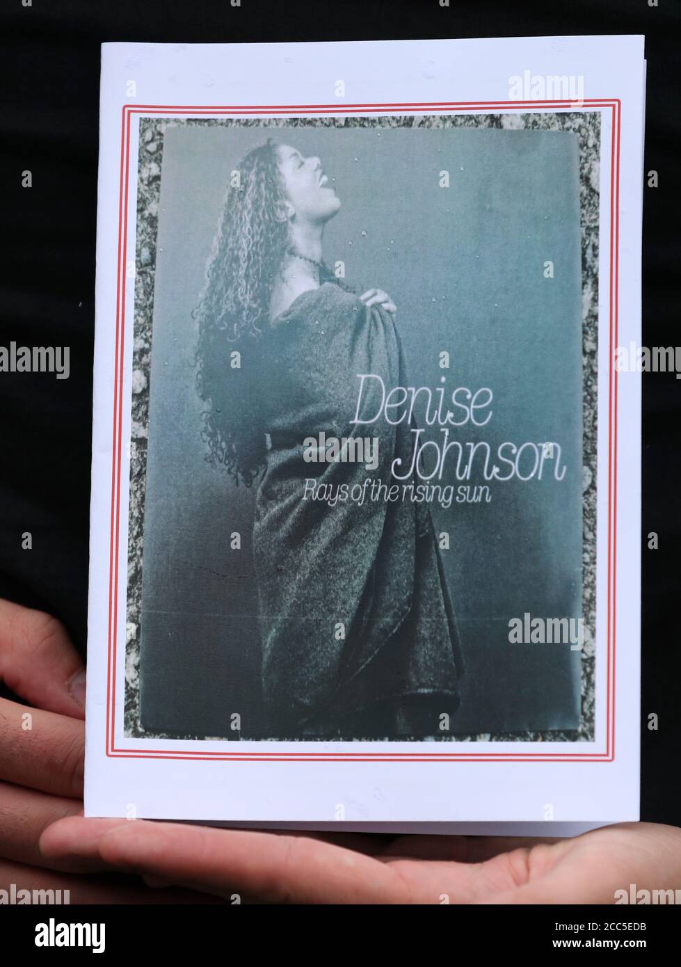 The Funeral Of Singer Denise Johnson At Manchester Crematorium Stock