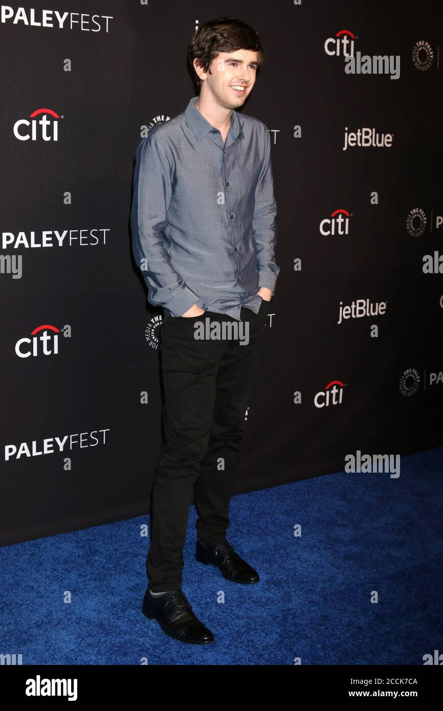 Los Angeles Mar 22 Freddie Highmore At The 2018 Paleyfest Los Angeles The Good Doctor At