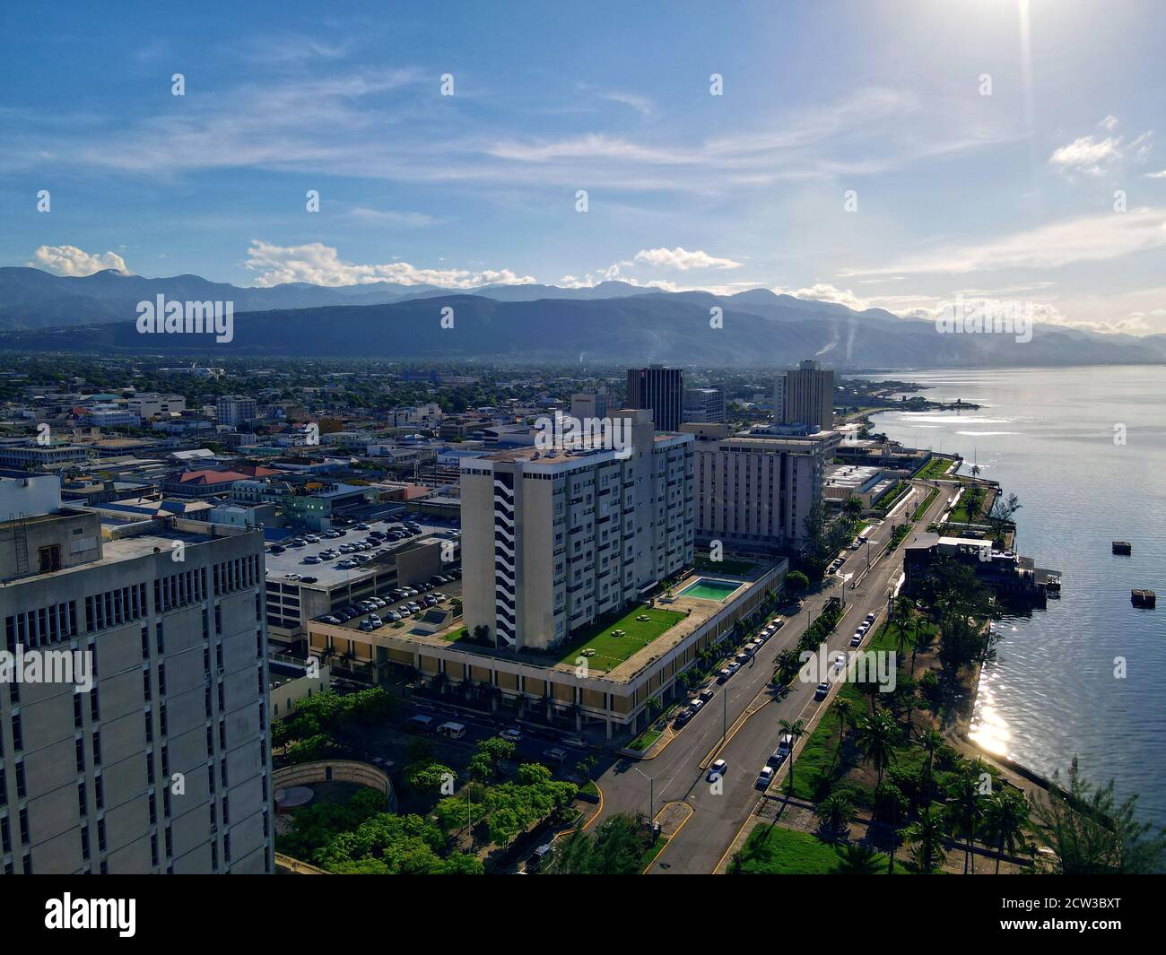 Kingston Harbour, Jamaica Stock Photo Alamy