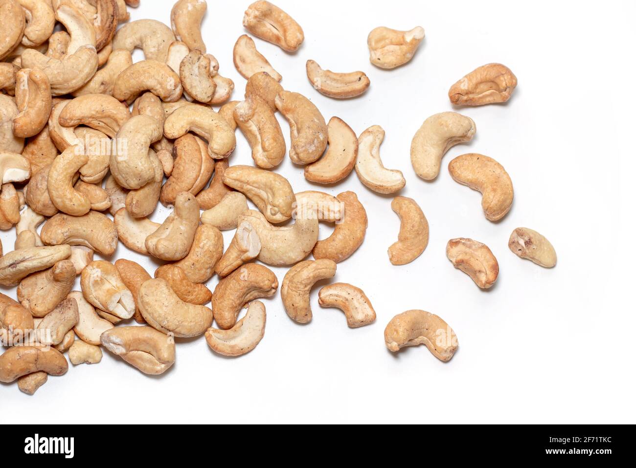 Roasted cashew nuts, texture and background Stock Photo - Alamy