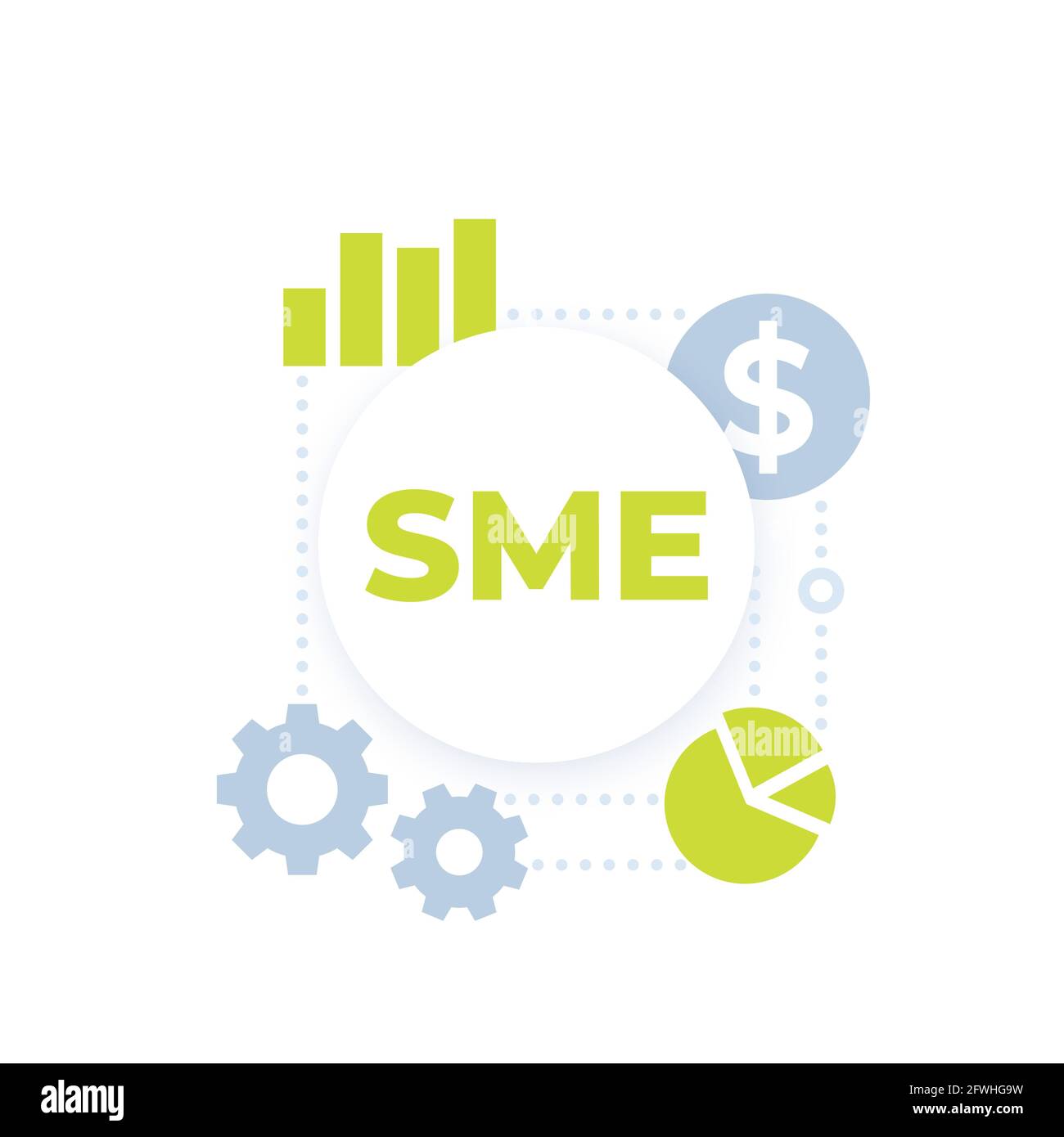 SME, small and medium enterprise vector icon Stock Vector Image & Art ...