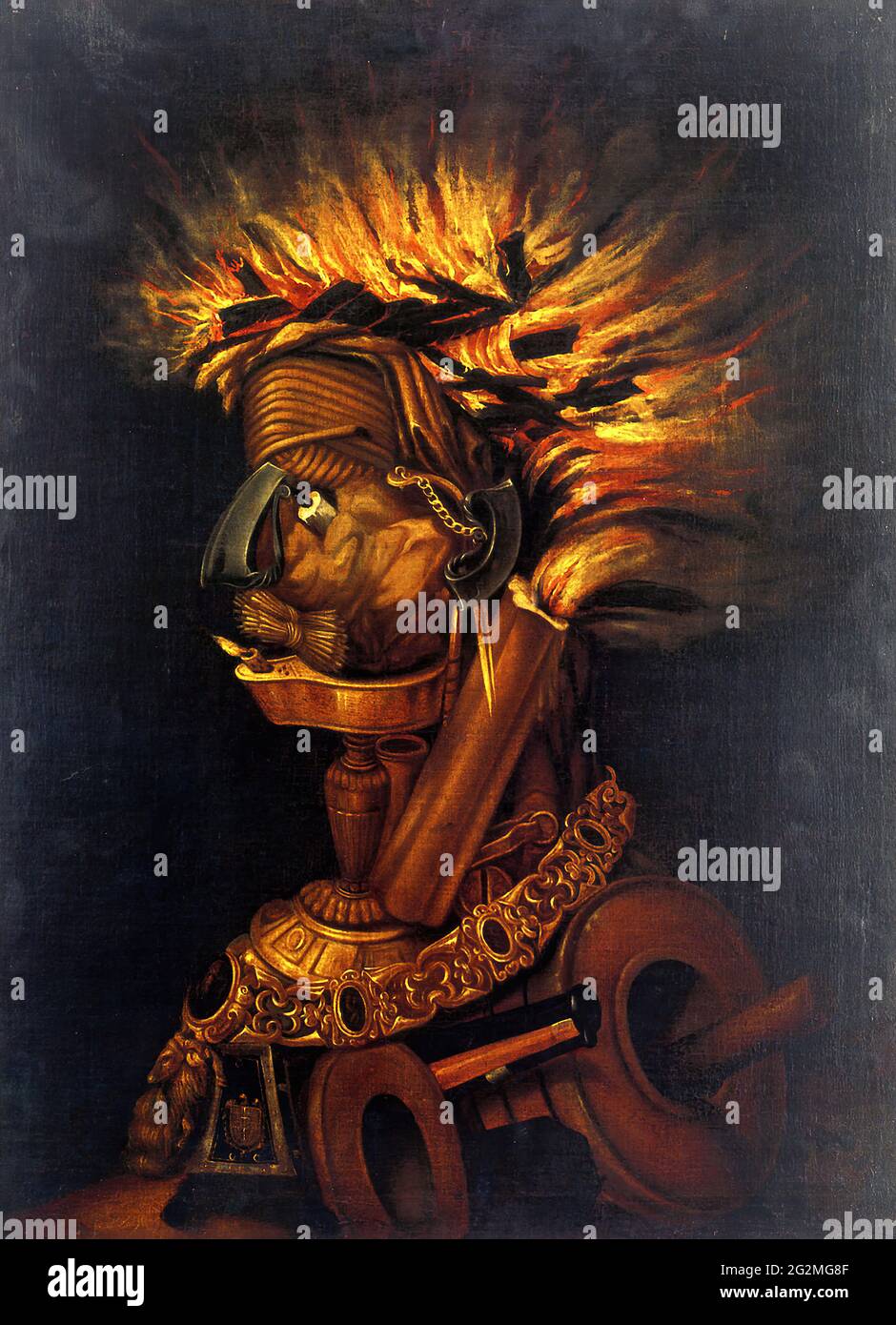Giuseppe Arcimboldo - Fire 02 Stock Photo - Alamy
