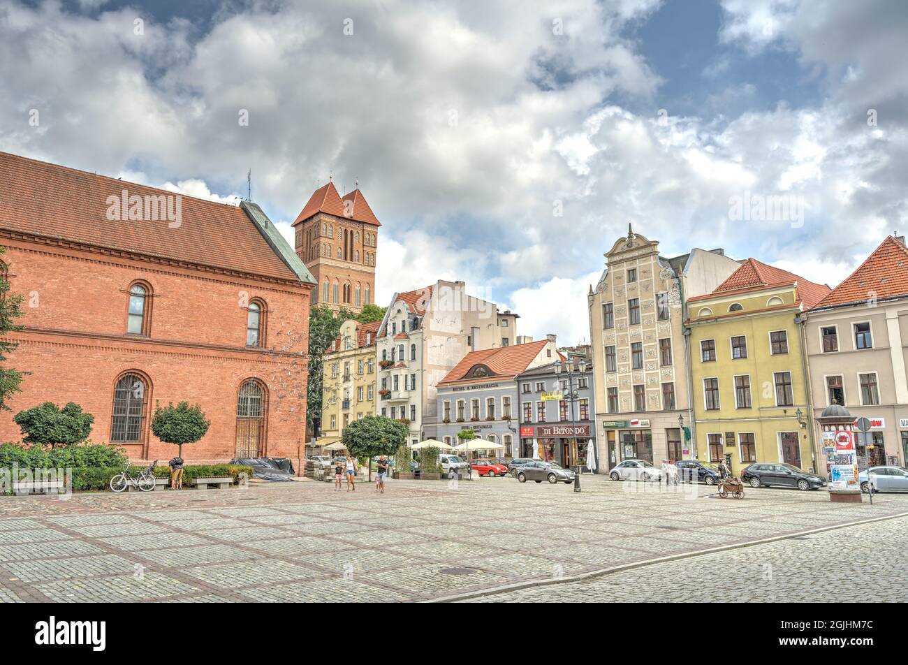 Torun Old Town, HDR Image Stock Photo - Alamy