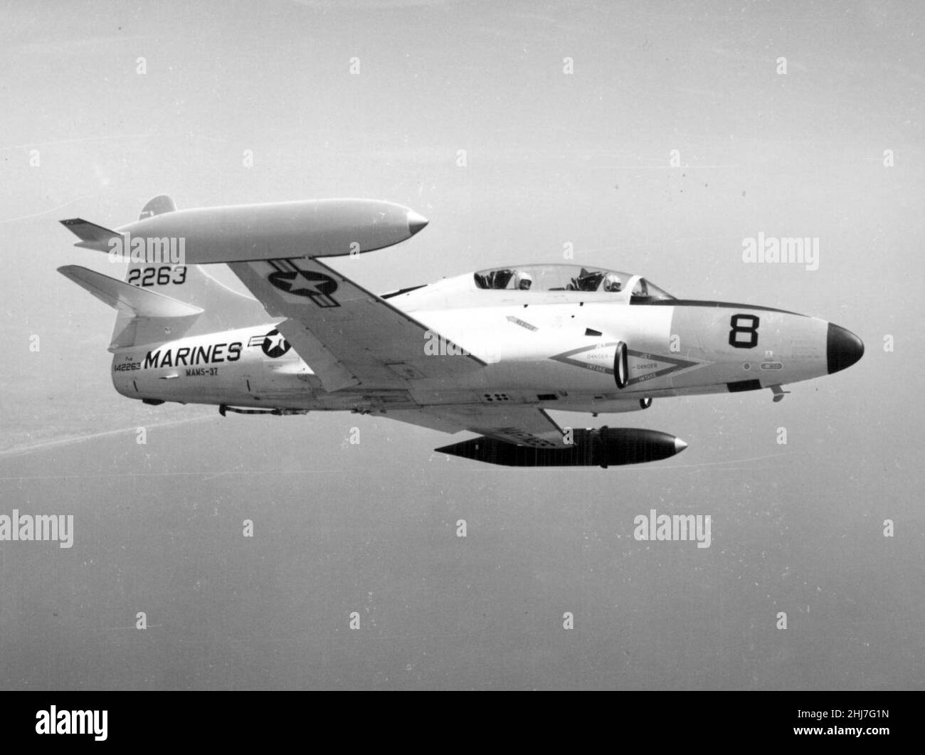 T-1A USMC in flight 1964 Stock Photo - Alamy