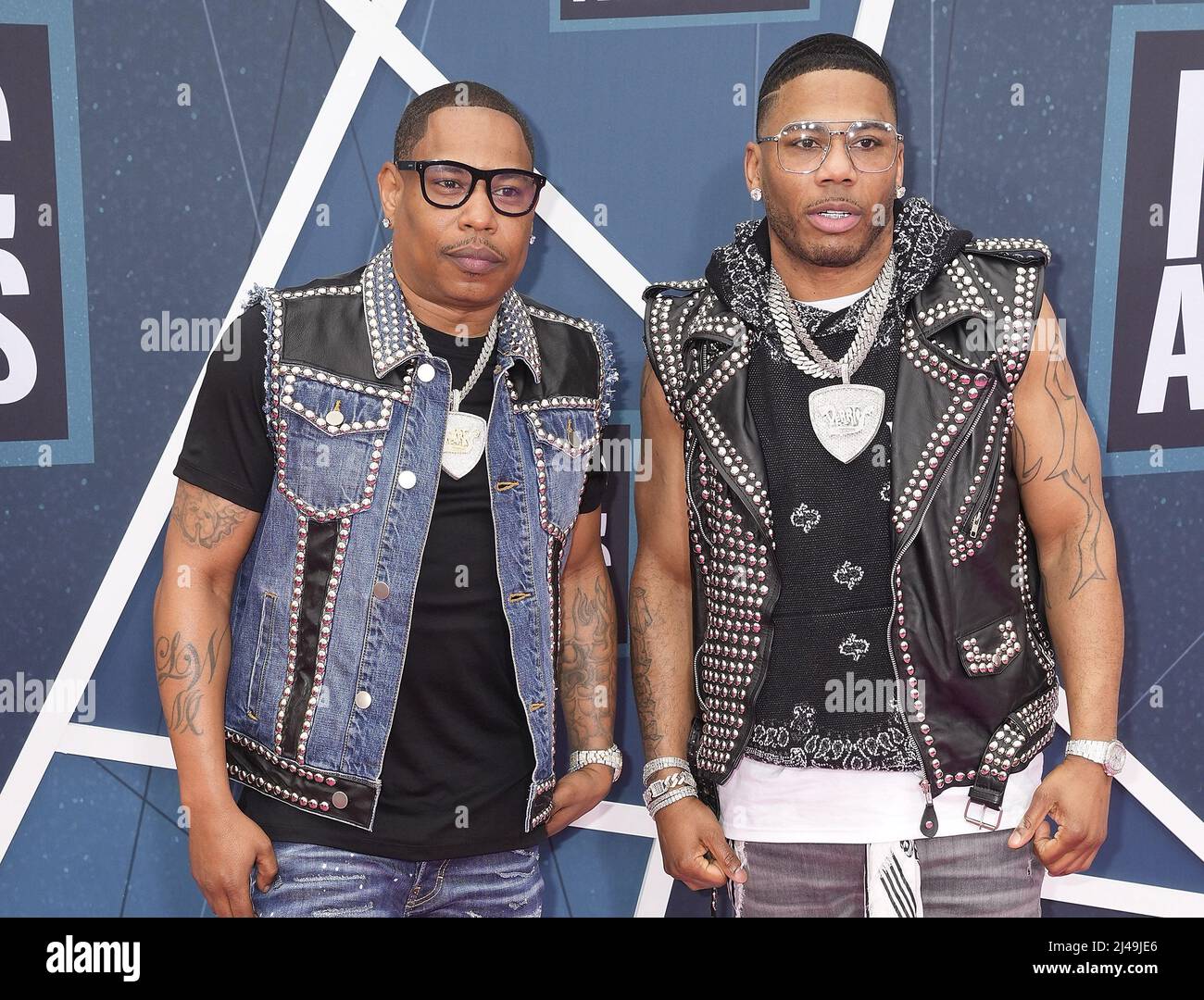 City Spud, Nelly attends the 2022 CMT Music Awards at Nashville