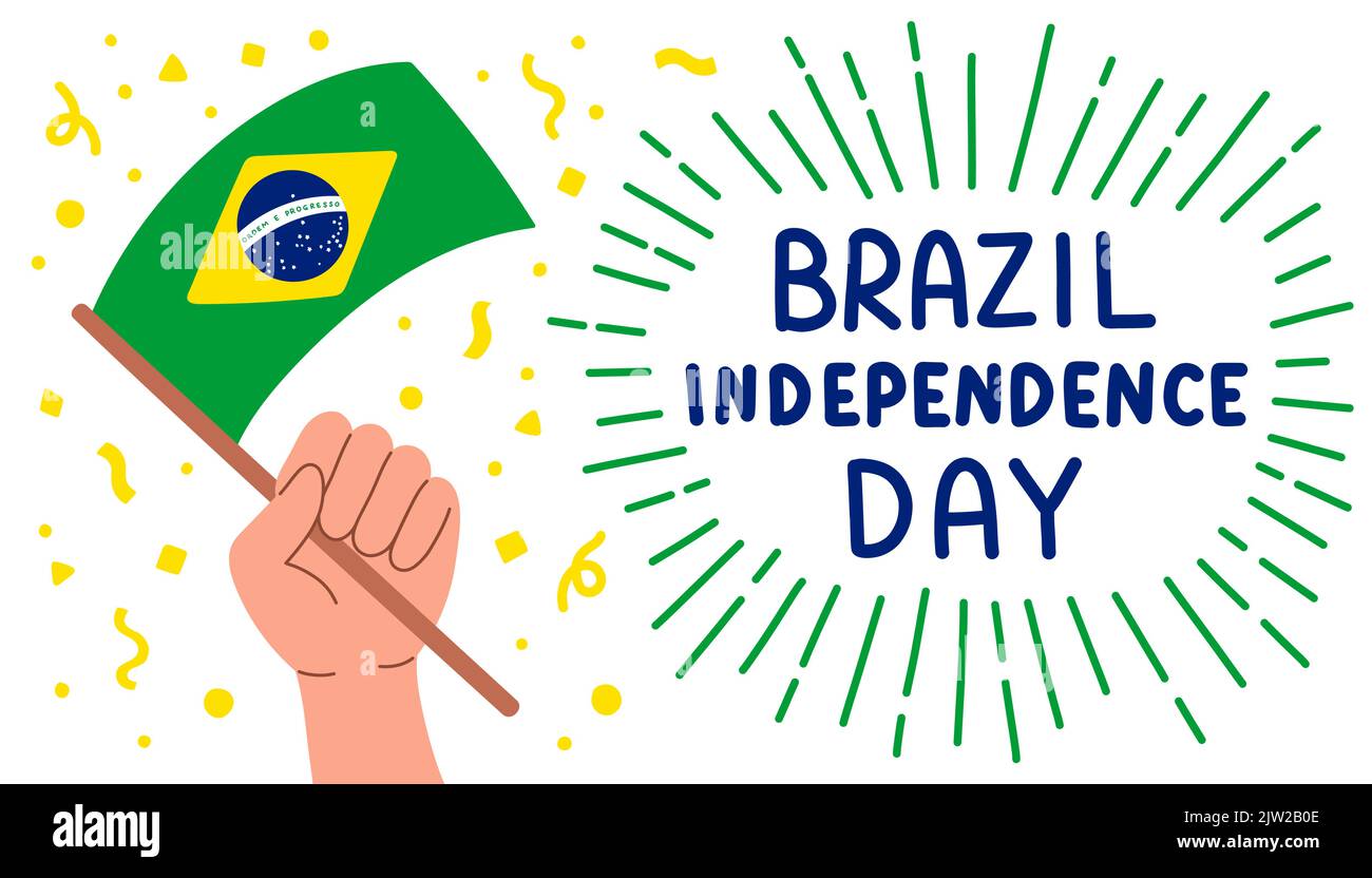 Brazil independence day vector and poster design Stock Vector Image