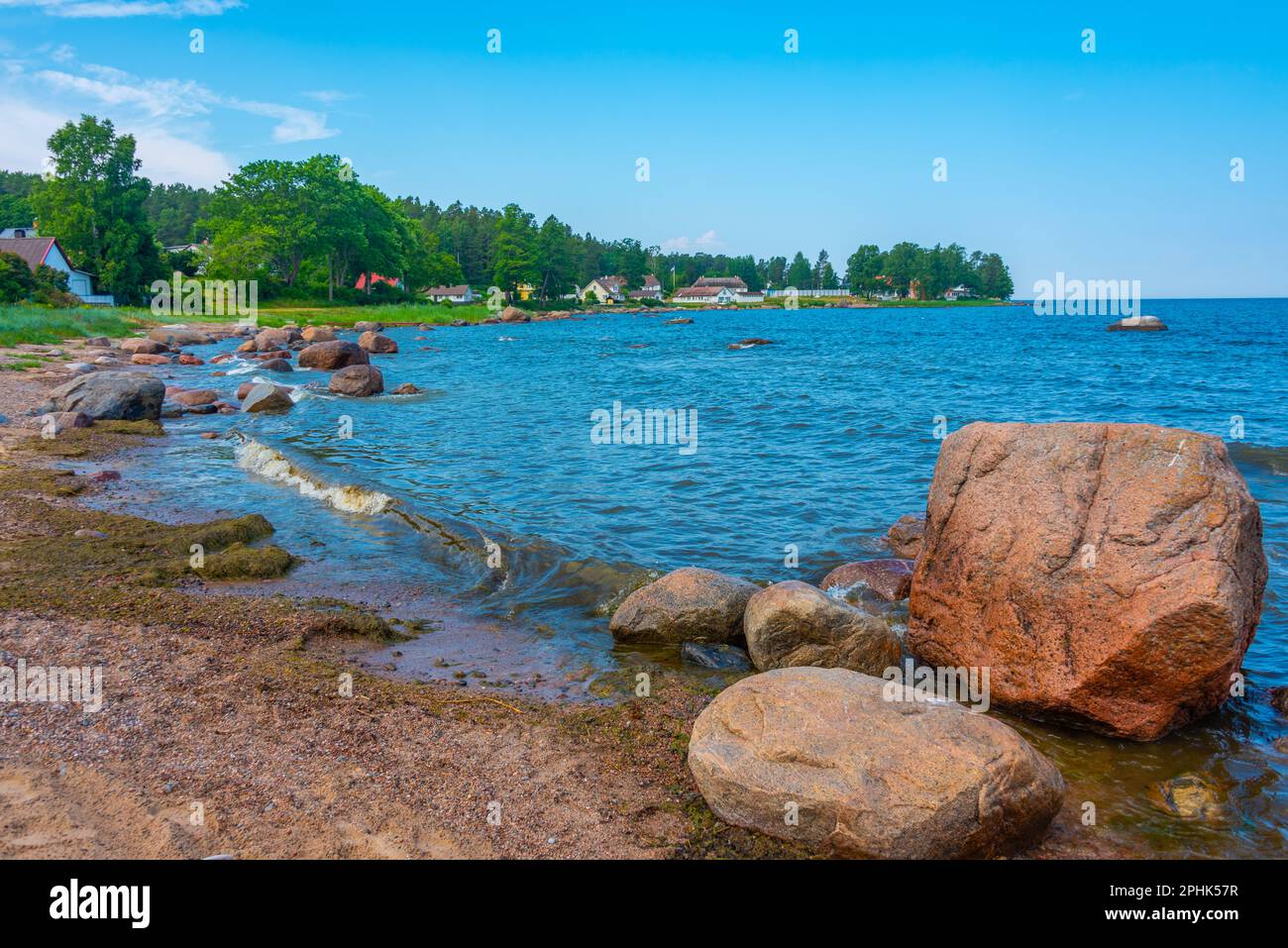 Boulders In The Baltic Sea Near Estonian Village Käsmu Stock Photo Alamy