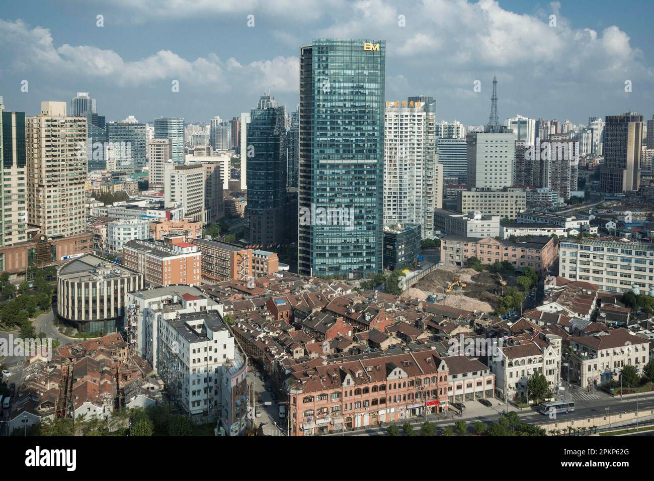 Traditional and modern districts, Shanghai, China, Asia Stock Photo - Alamy