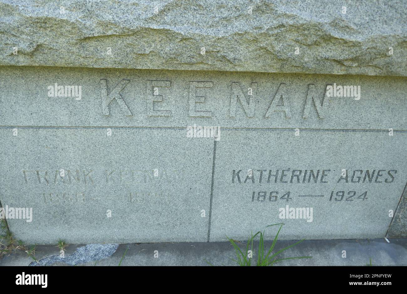 Los Angeles, California, USA 16th April 2023 Actor Frank Keenan Grave
