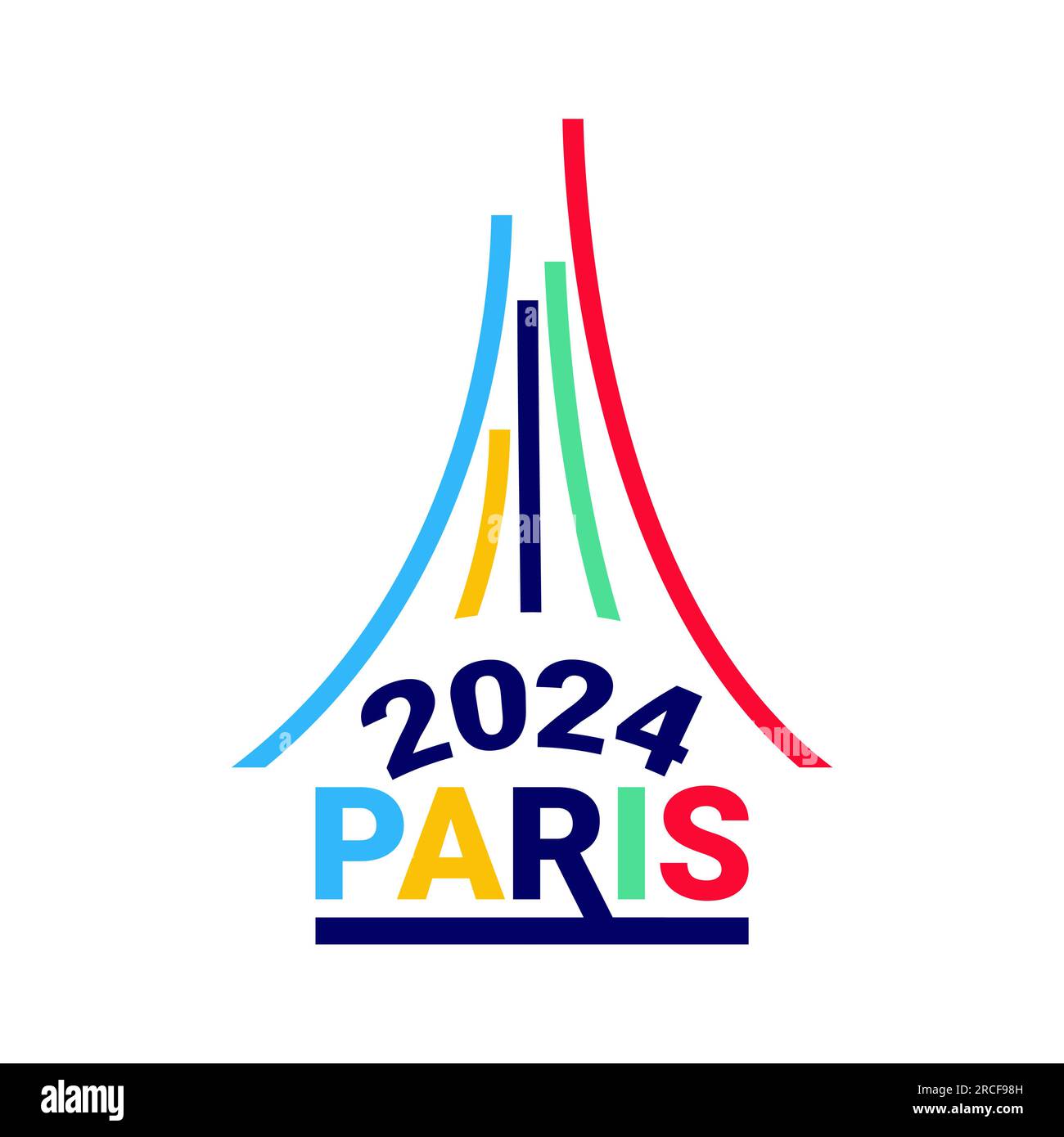 Paris 2025 Olympics. Logo for the Olympics Stock Vector Image & Art Alamy