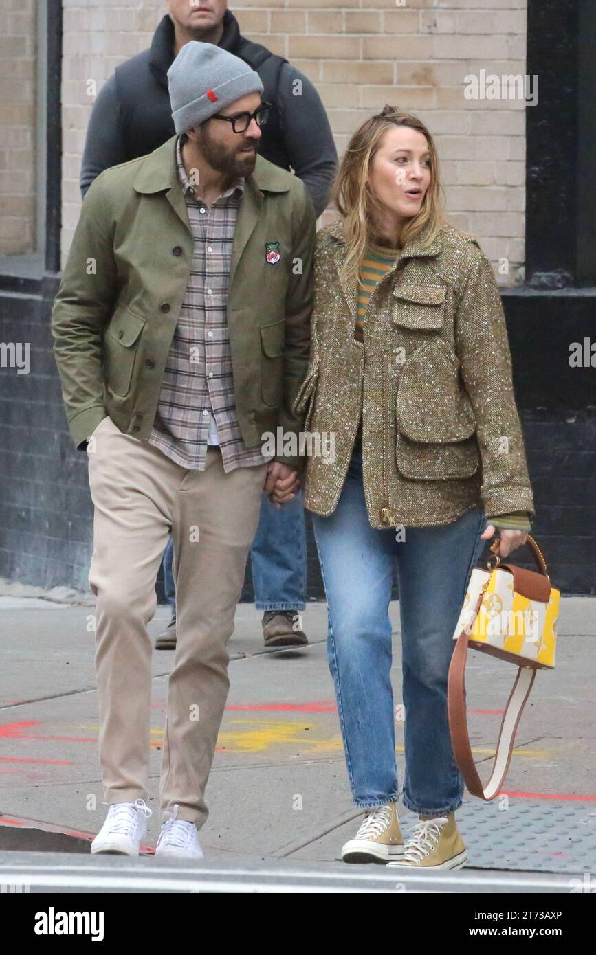 Ryan Reynolds And Blake Lively Hold Hands While Out And About Featuring Ryan Reynolds And 