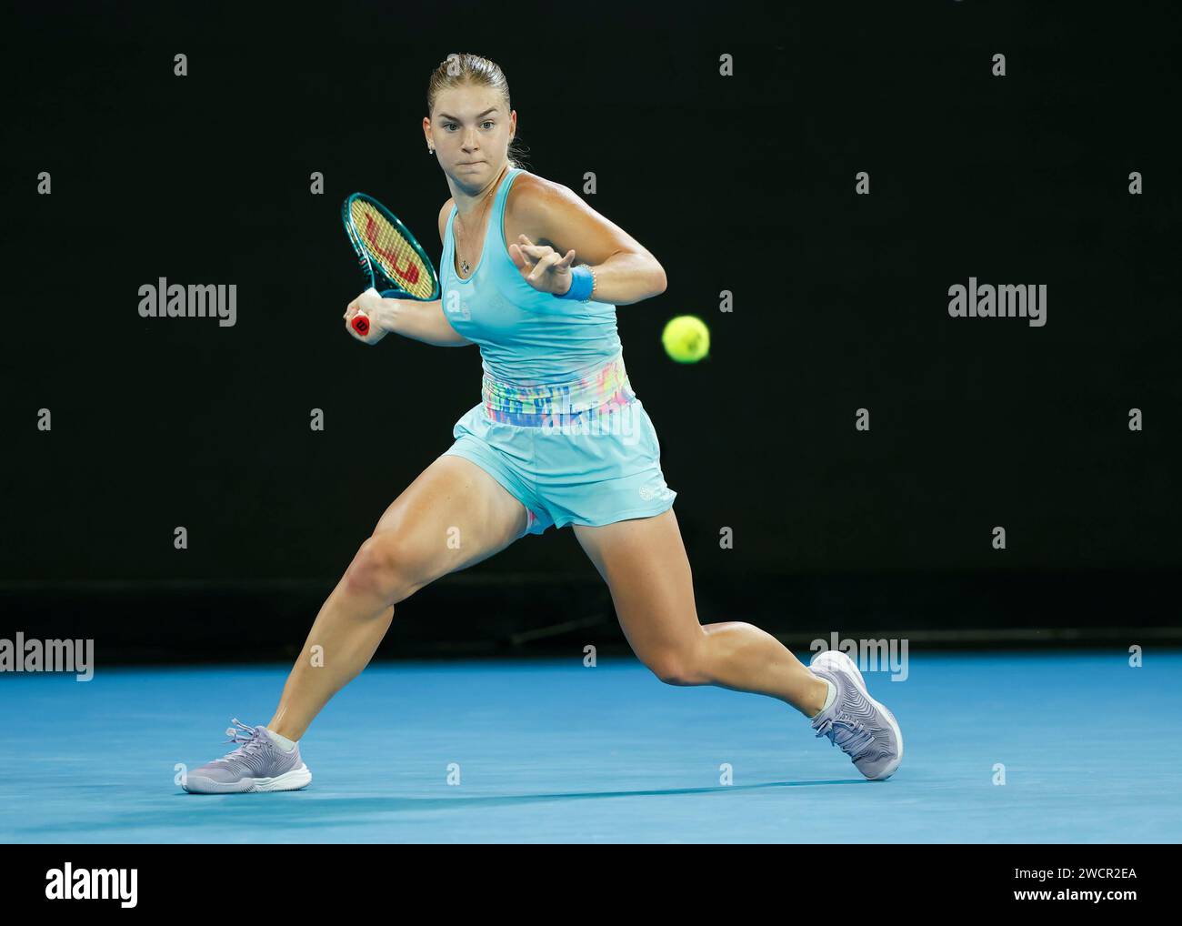Melbourne, Australia. 17th. Jan., 2024. Russian tennis player Maria