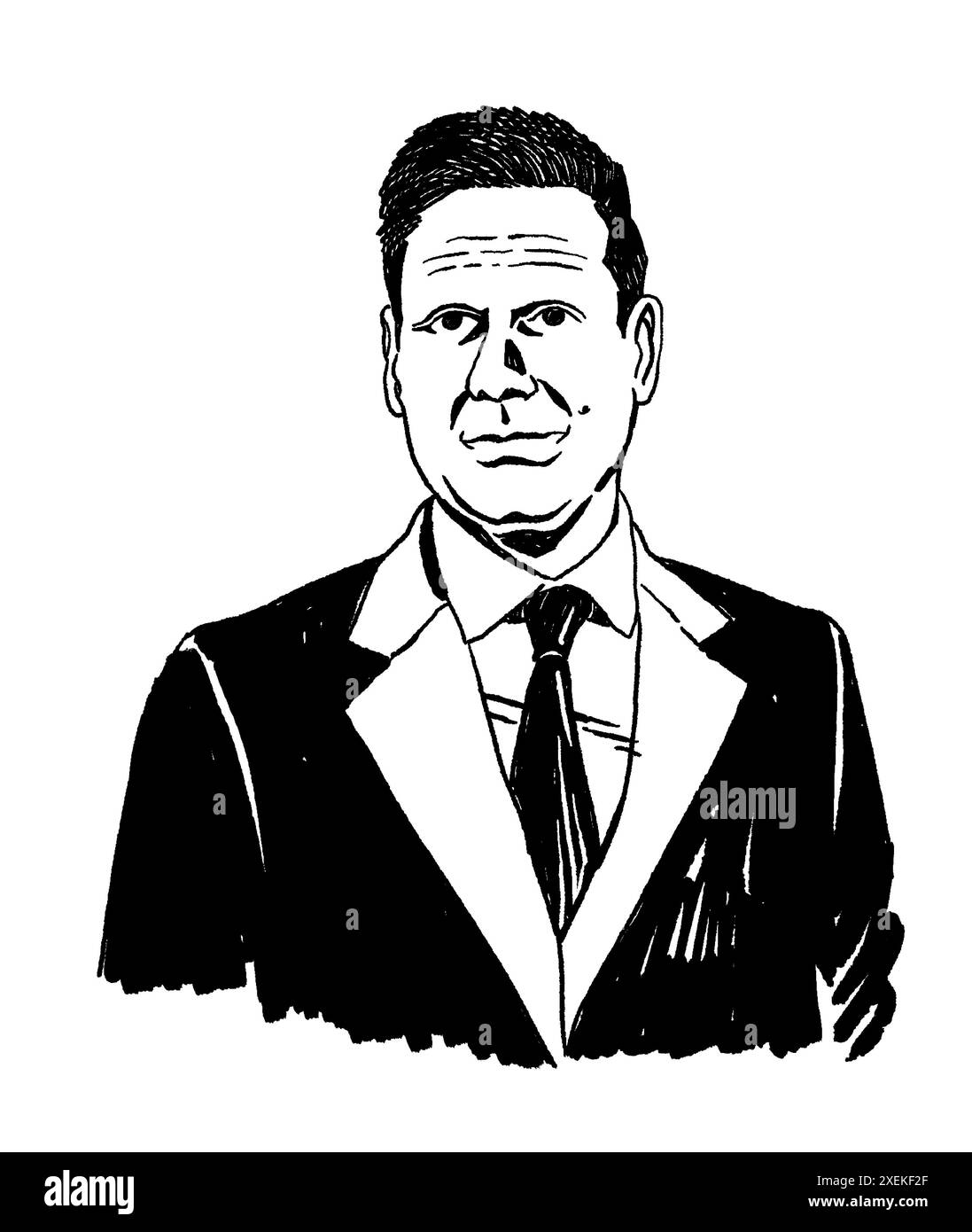 Portrait of Keir Starmer, british politician, leader of Labour Party