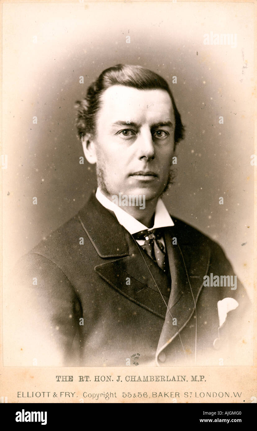 Joseph Chamberlain 1880 The Distinguished Victorian Liberal Politician Mp For Birmingham And 2499