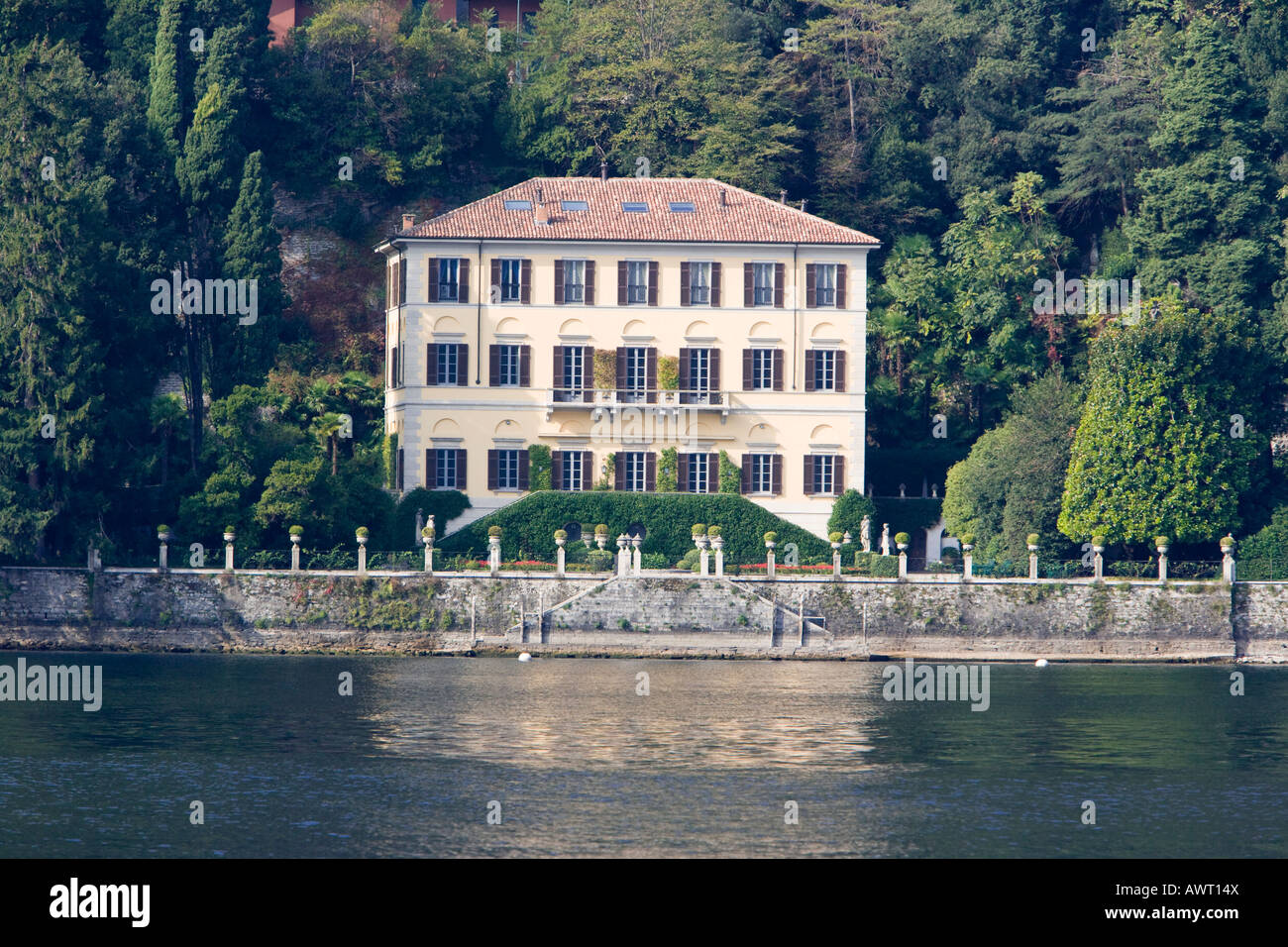 Donatella Versace Villa Lake Como Italy Stock Photo - Alamy