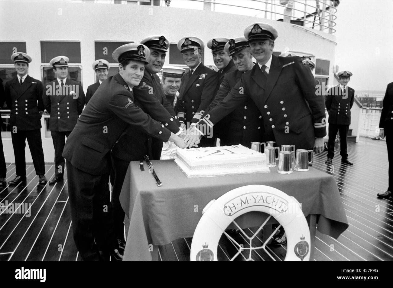 royal yacht britannia crew photos