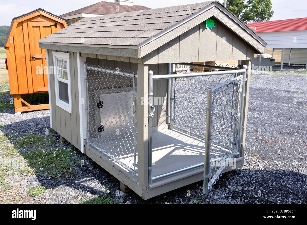 Custom made dog house Stock Photo - Alamy