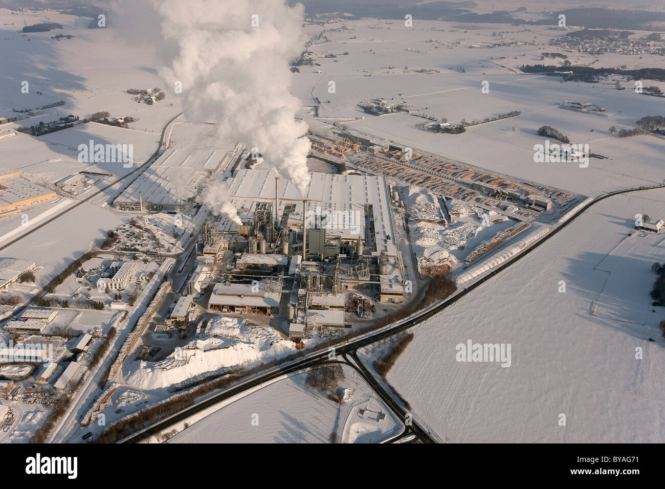 Aerial View Egger Holzwerkstoffe Brilon Gmbh And Co Kg Brilon North