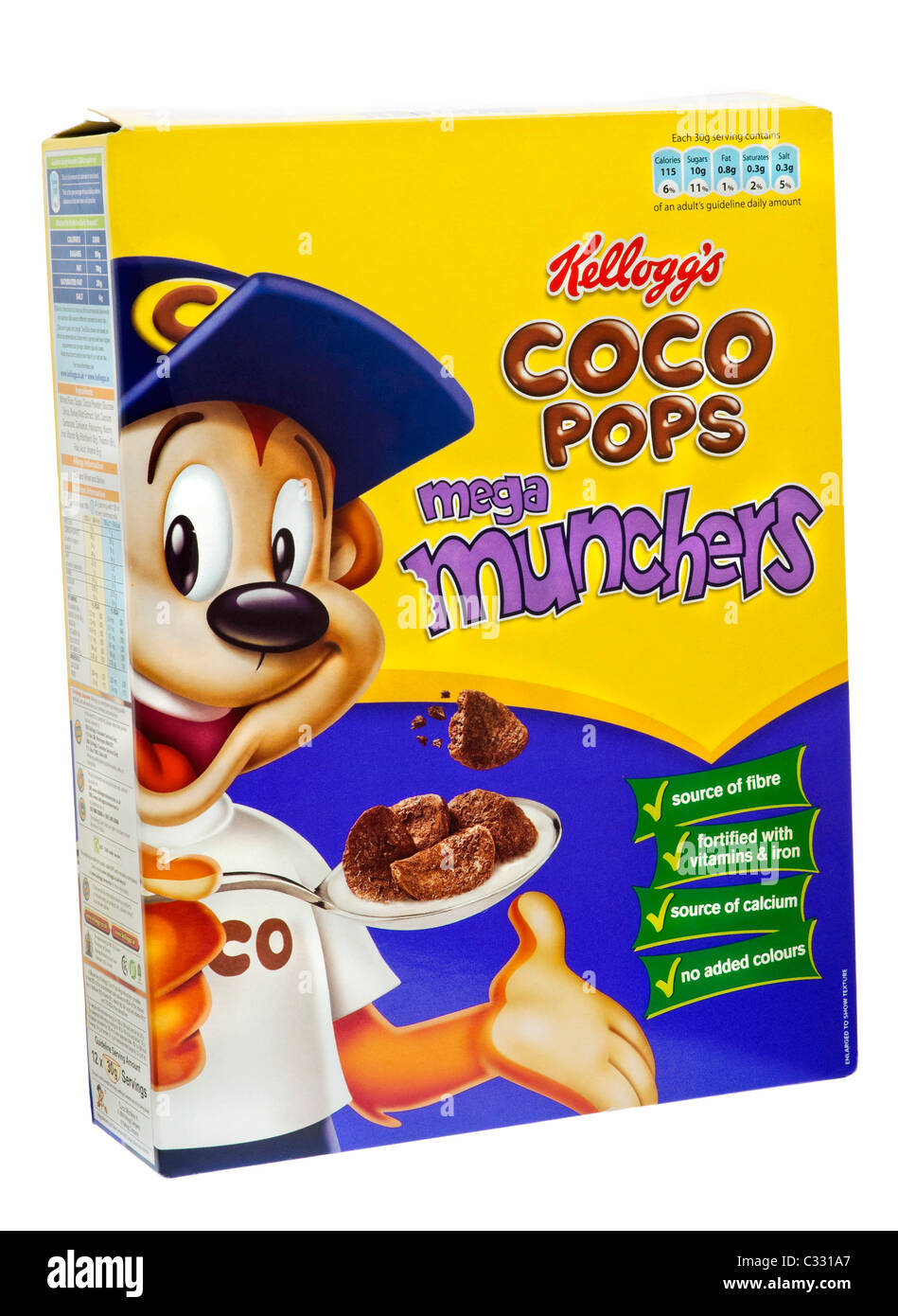 Box Of Coco Pops Mega Munchers Breakfast Cereal Stock Photo Alamy