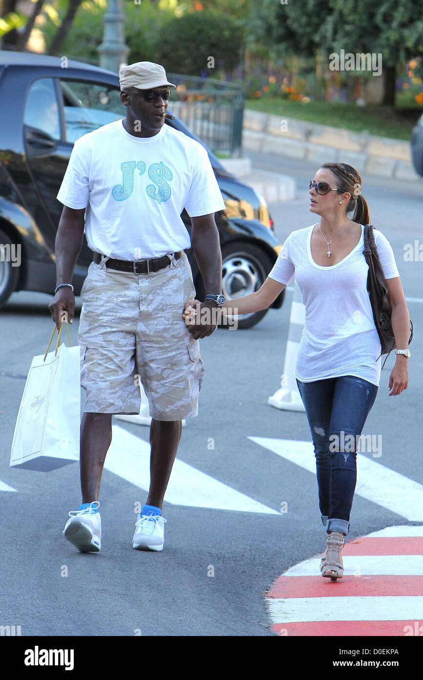 Michael Jordan With His Girlfriend Yvette Prieto On Vacation In Monaco The Former Basket Ball