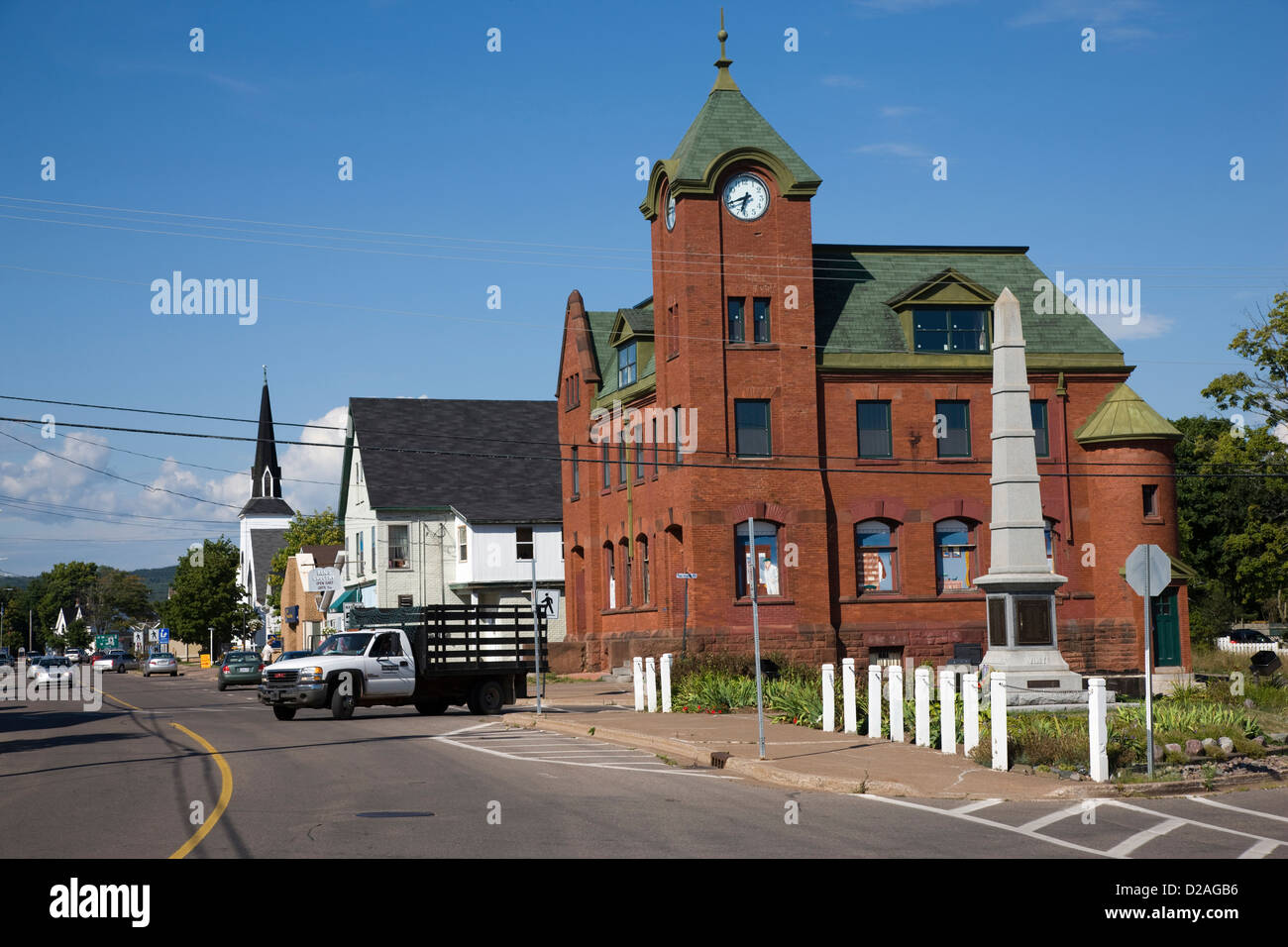 The town of Parrsboro in Nova Scotia, Canada Stock Photo Alamy