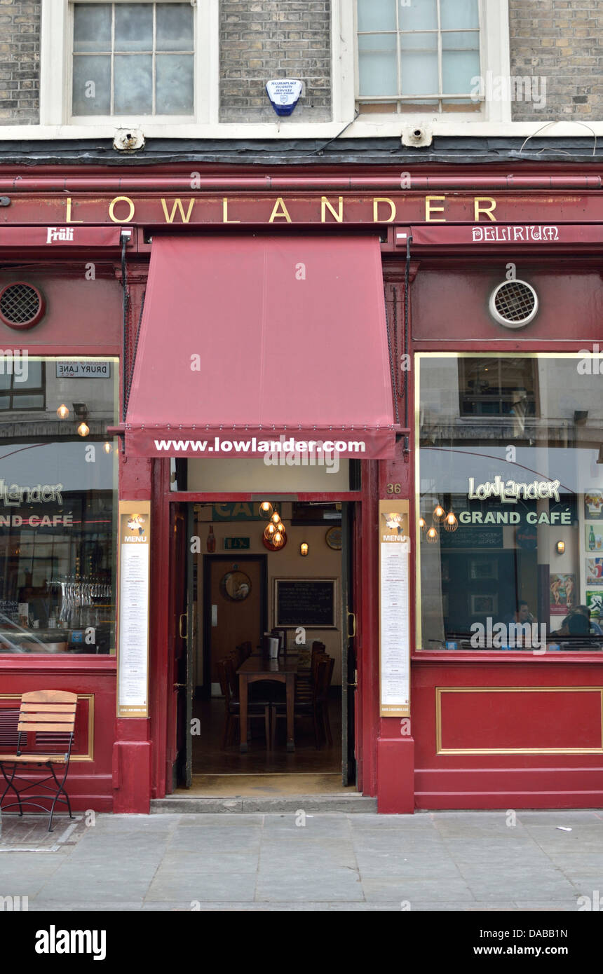 Lowlander Beer Cafe in Drury Lane, Covent Garden, London, UK Stock