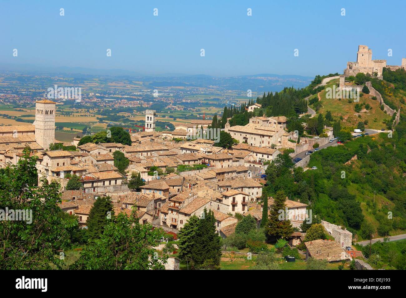 Assisi, Rocca maggiore , Assisi Castle, UNESCO World Heritage site ...