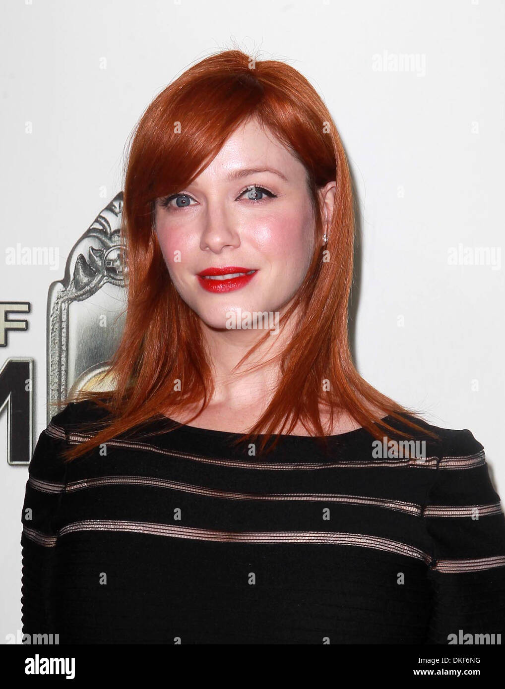 Christina Hendricks The Book Of Mormon Opening Night Held At Pantages Theatre Arrivals