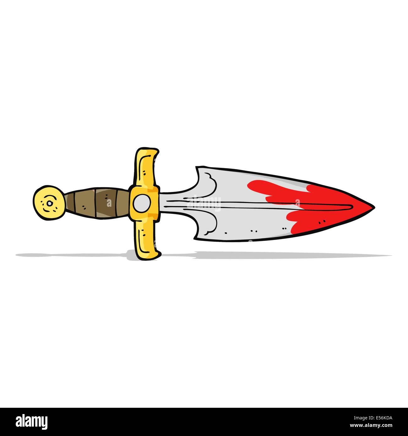 cartoon bloody dagger Stock Vector Image & Art - Alamy