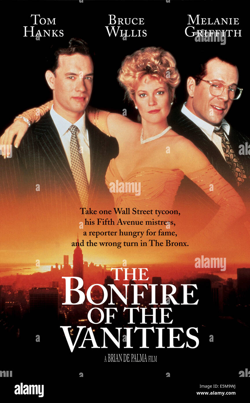 The Bonfire Of The Vanities Tom Hanks Melanie Griffith Bruce Willis 1990 C Warner 5137