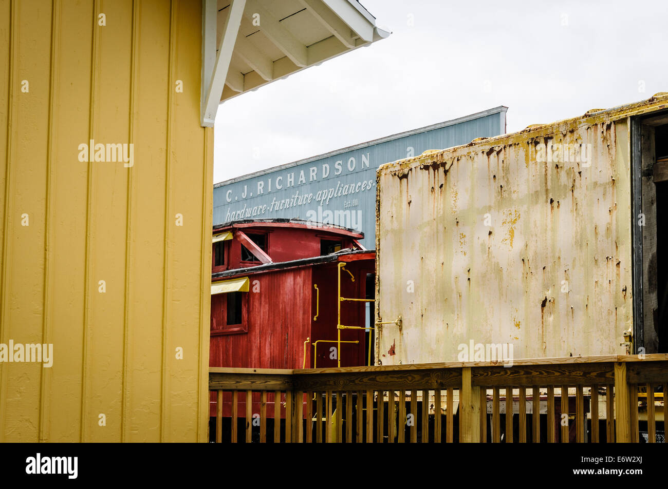 Restored C&O Railroad Depot and Bunkhouse, Marlinton, West Virginia