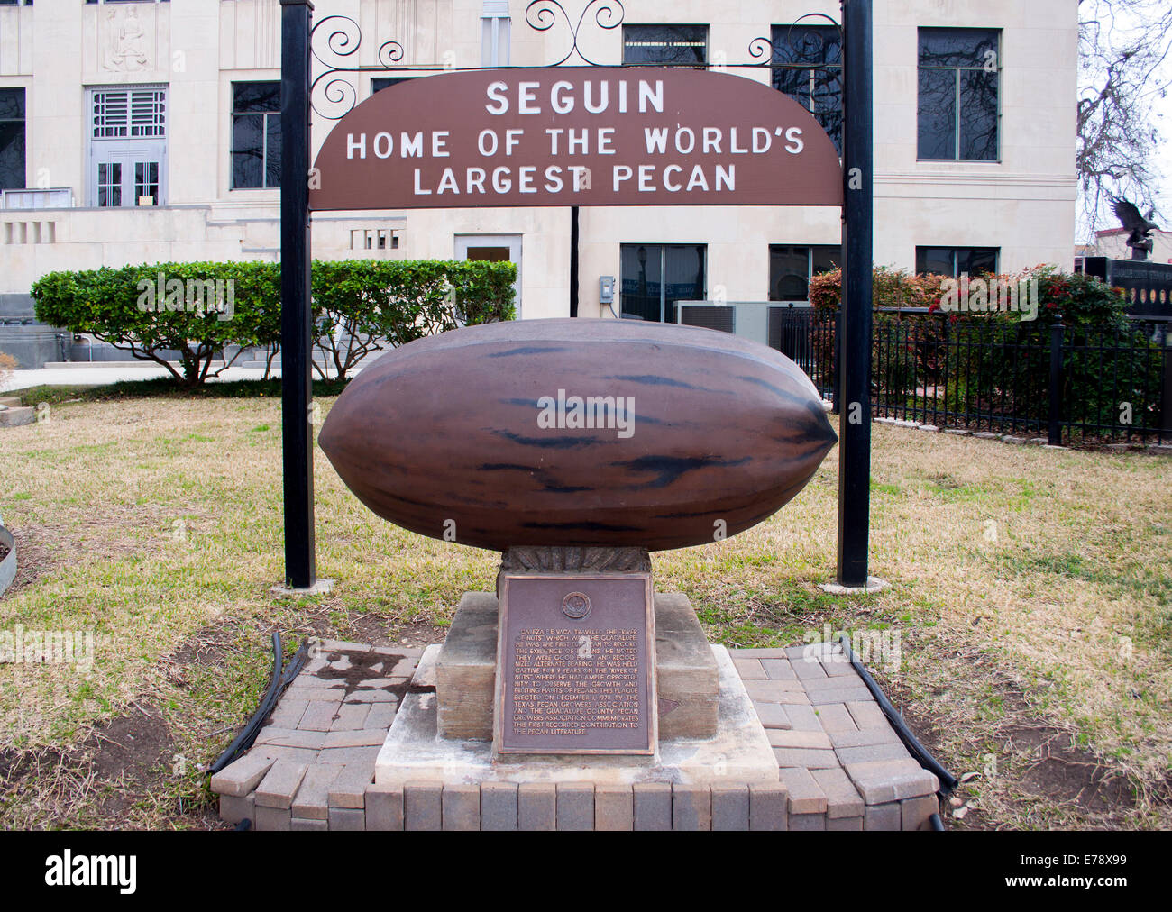 Worlds Largest Pecan in Seguin Texas Stock Photo - Alamy