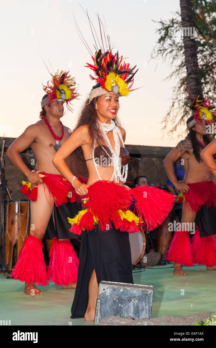 Luau at the marriott Hotel, Hawaii, USA Stock Photo - Alamy