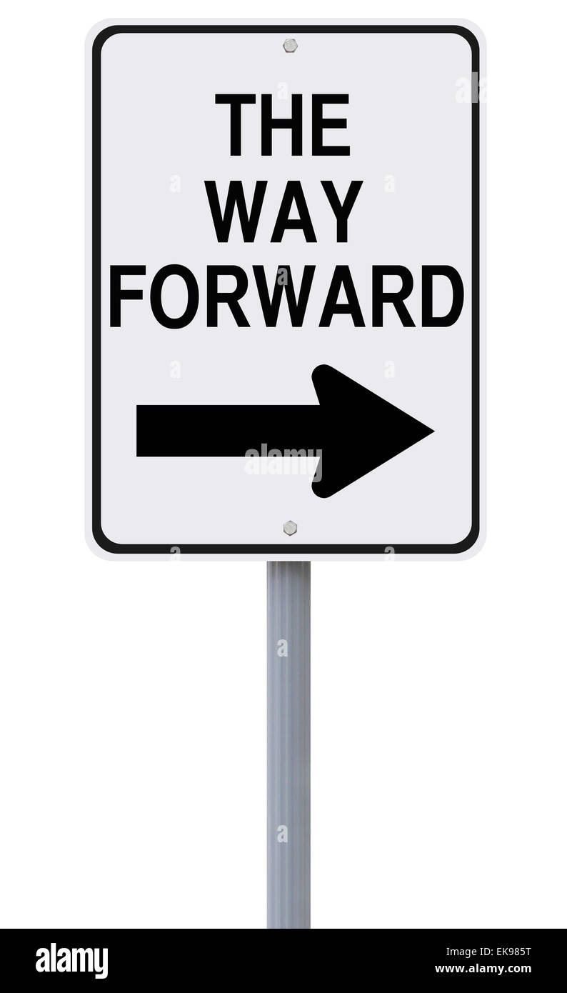 the-way-forward-stock-photo-alamy