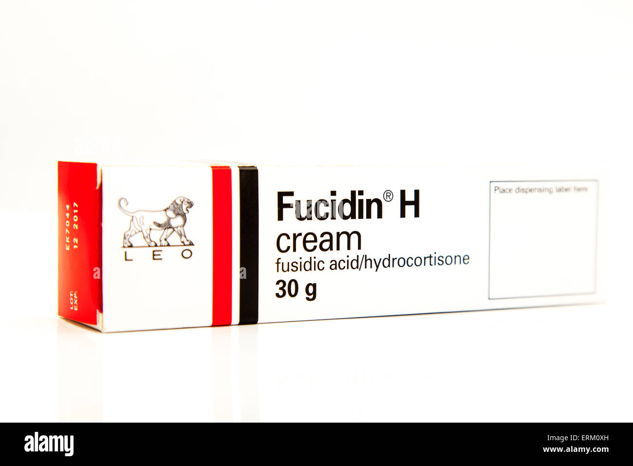 Fucidin H Cream Skin Fusidic Acid Acne Remedy Hydrocortisone Anti Inflammatory Isolated Cutout 1615