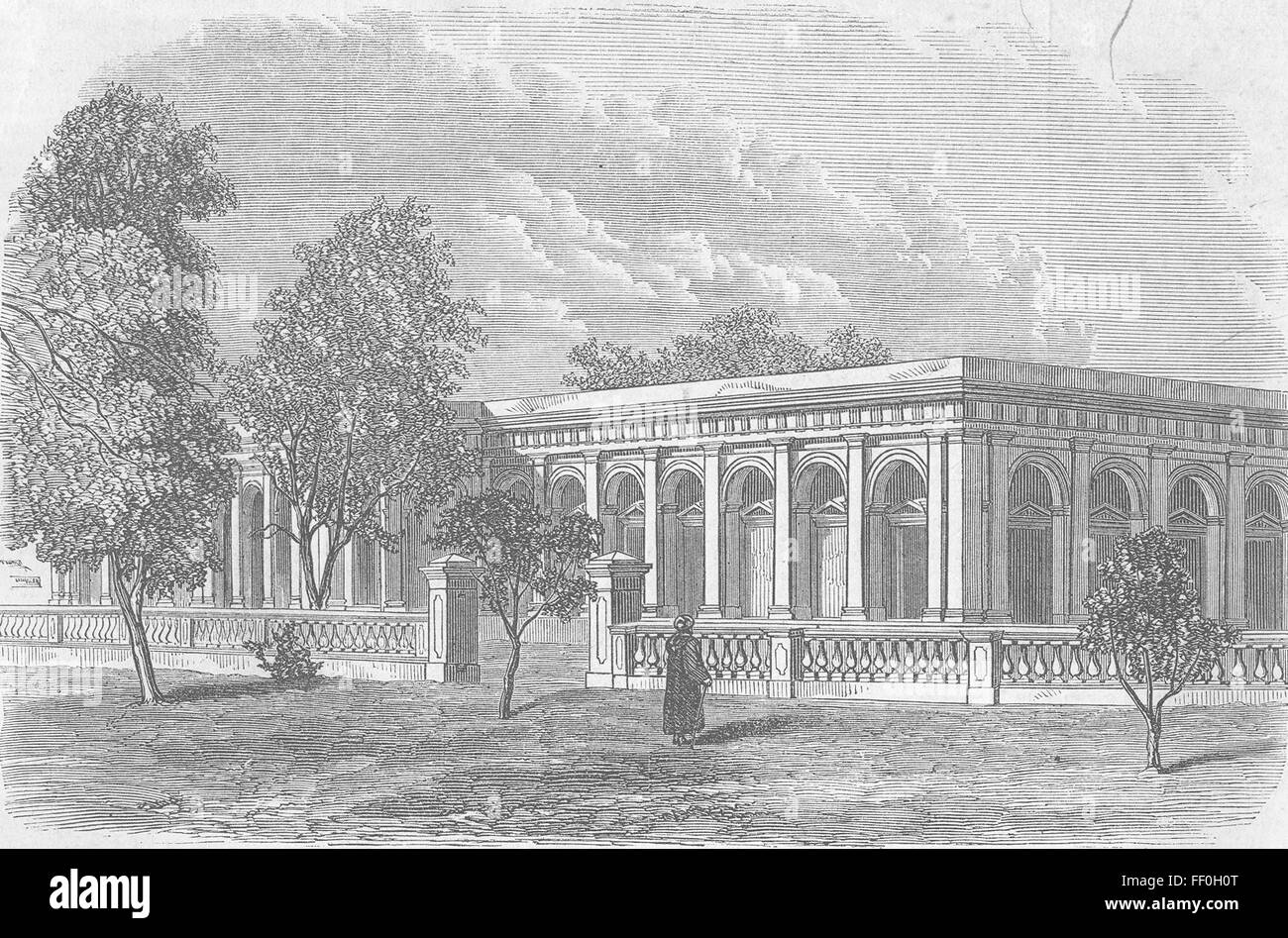 INDIA Charitable Dispensary, Fyzabad, Awadh 1868. Illustrated London ...