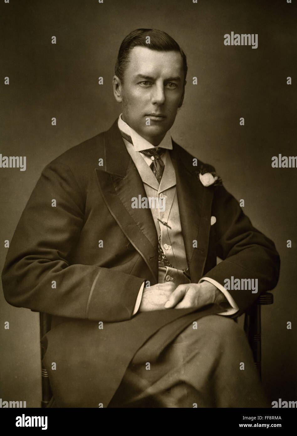 Joseph Chamberlain N1836 1914 British Politician And Reformer Photographed C1885 Stock 9052