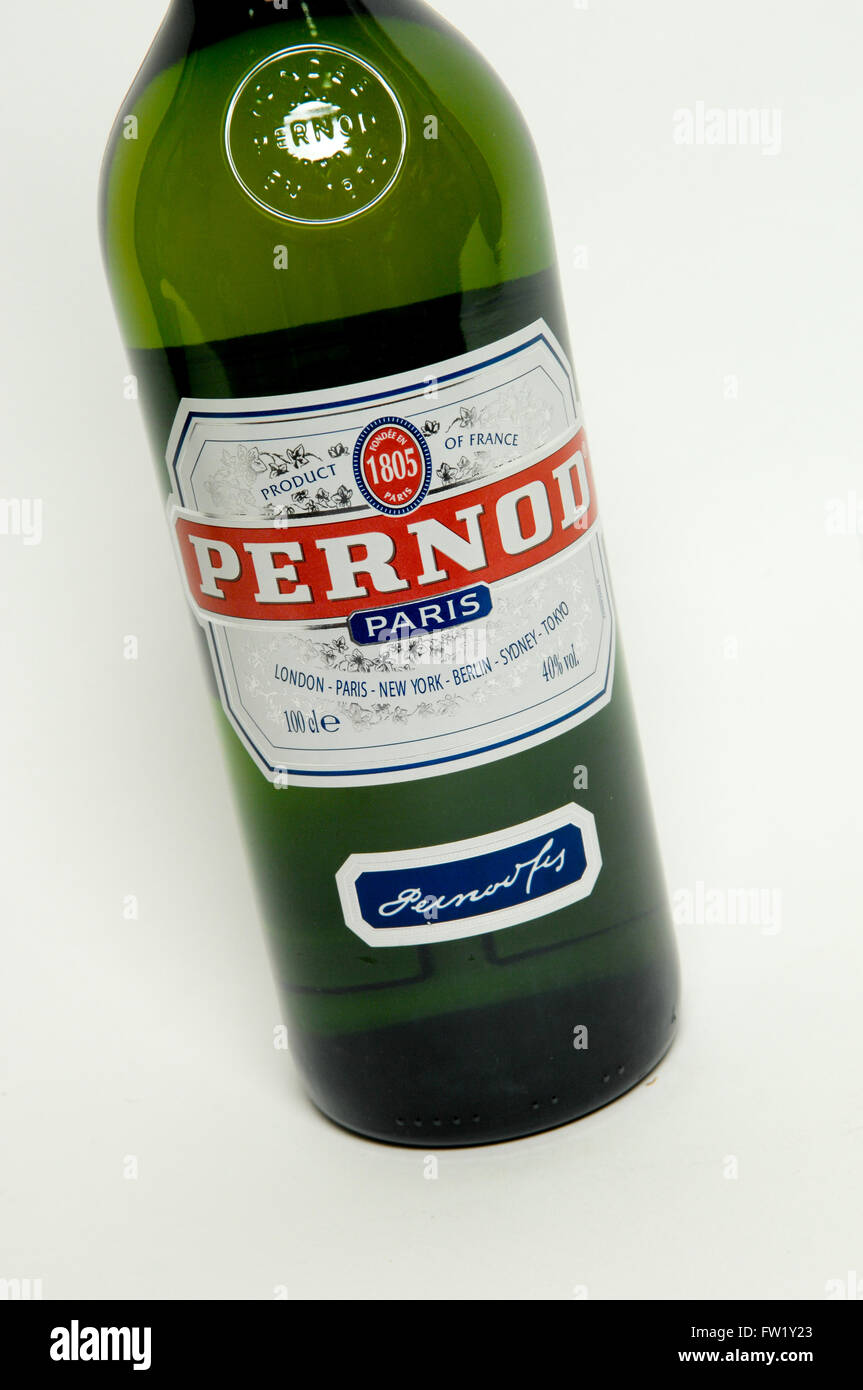 Pernod is a very popular French aniseed liqueur Stock Photo - Alamy