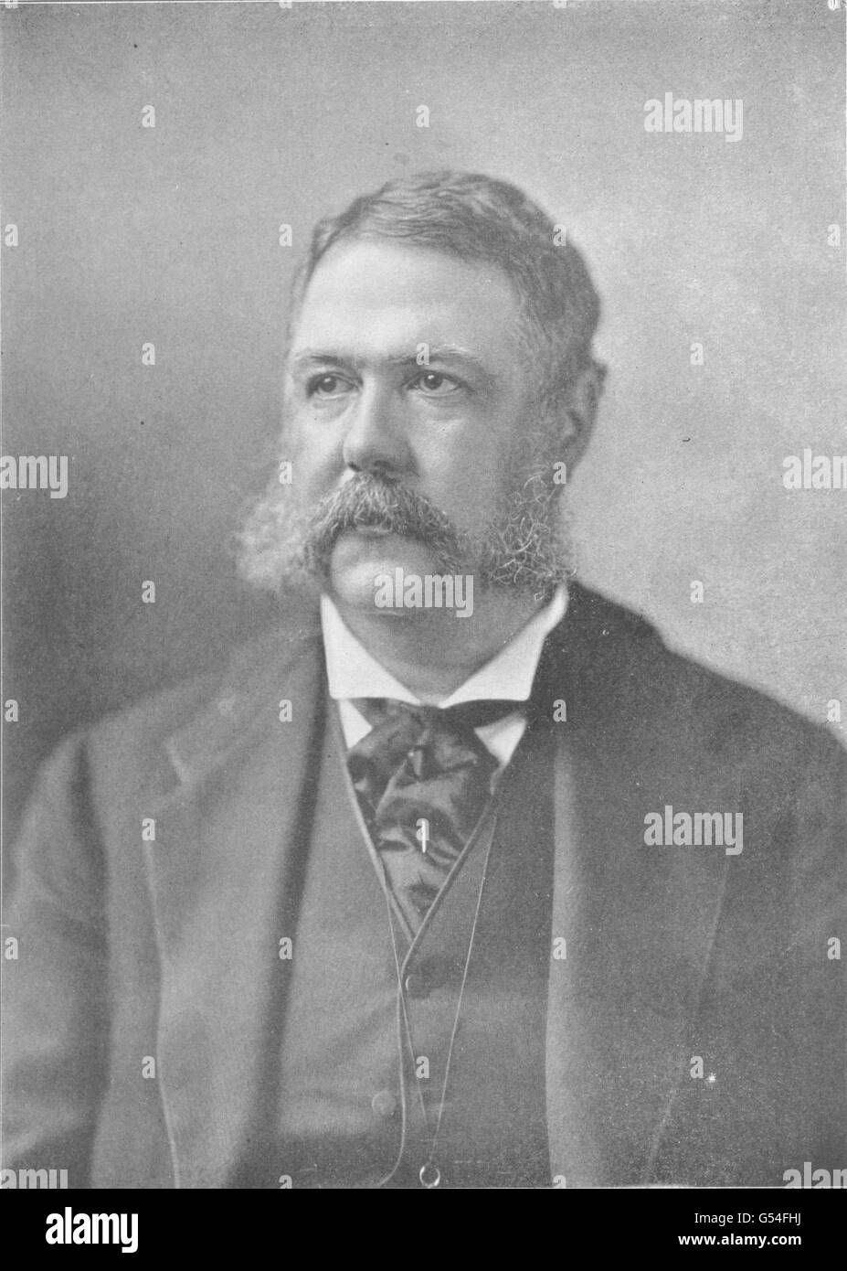Usa Chester Alan Arthur 21st President Of The United States Old Print