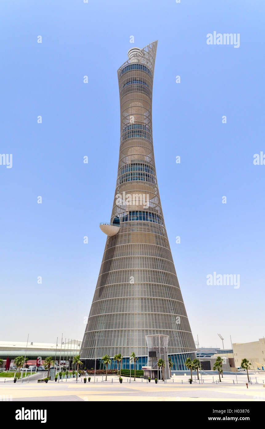 The Torch Doha Aspire Tower The Tallest Structure In Qatar Stock