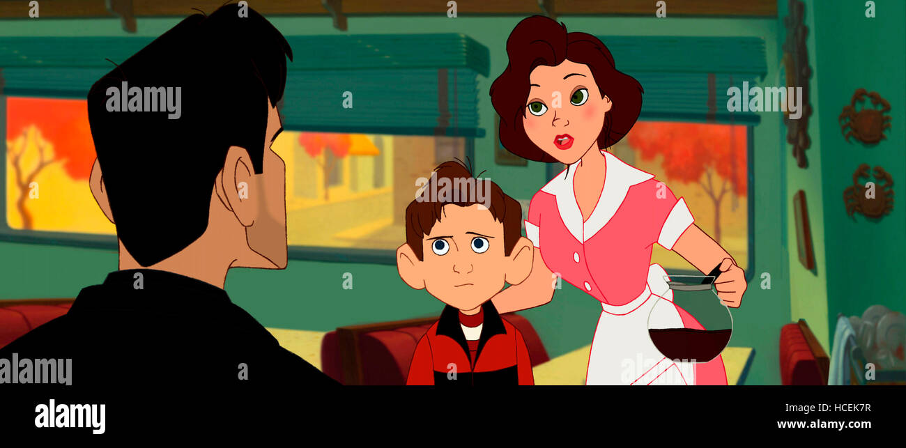 The Iron Giant From Left Dean Mccoppin Hogarth Hughes Annie Hughes 1999 ©warner Bros 7689