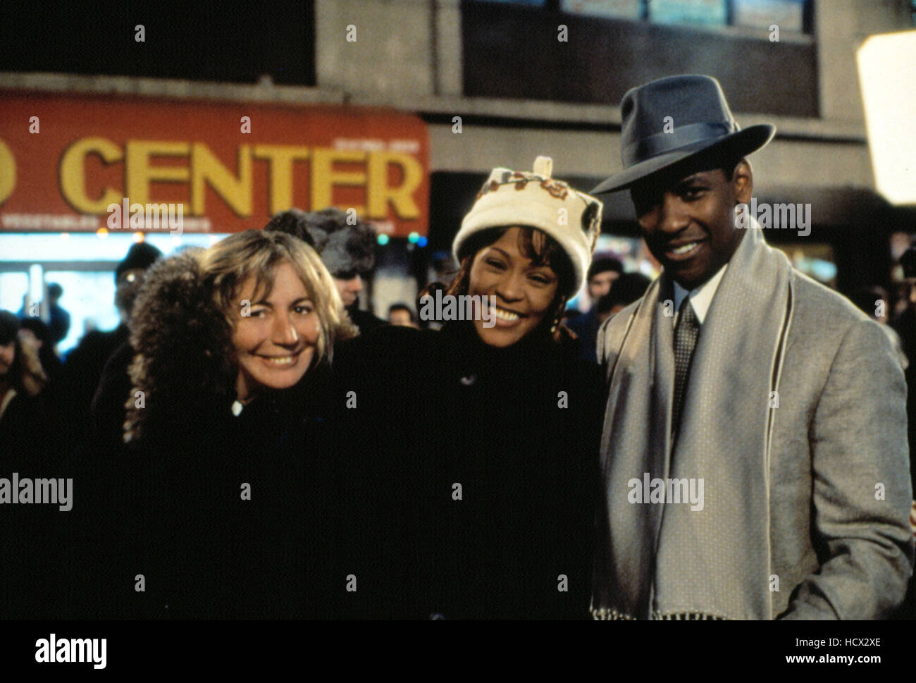 The Preachers Wife Director Penny Marshall Whitney Houston Denzel Washington On The Set 