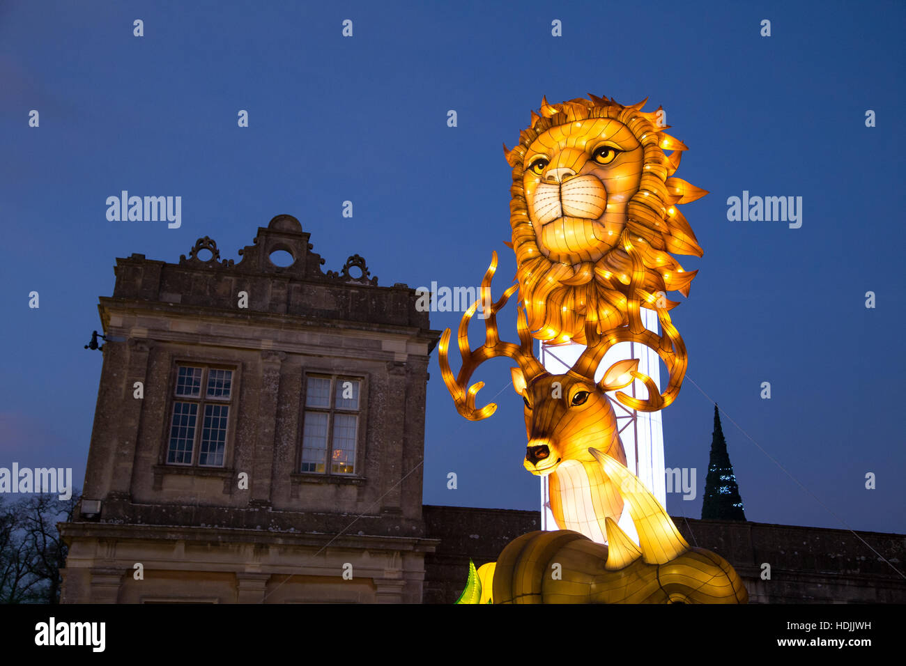 Longleat Festival of Light Stock Photo Alamy