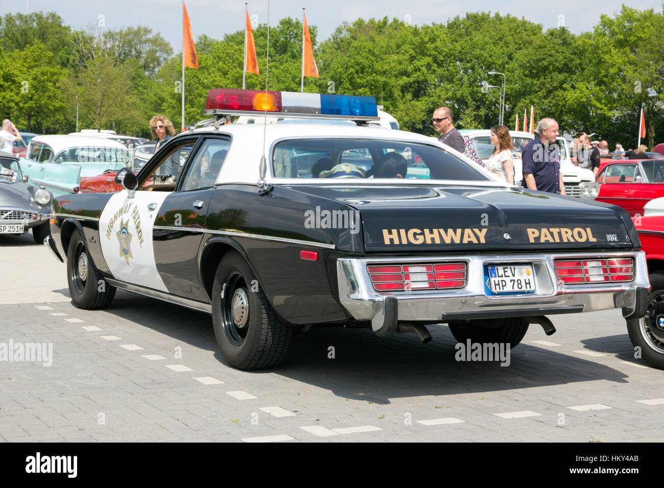 1978 Dodge Monaco California Highway Patrol classic police car Stock