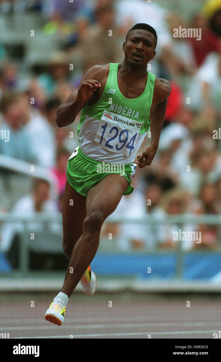 OLAPADE ADENIKEN 200 METRES 13 August 1992 Stock Photo - Alamy